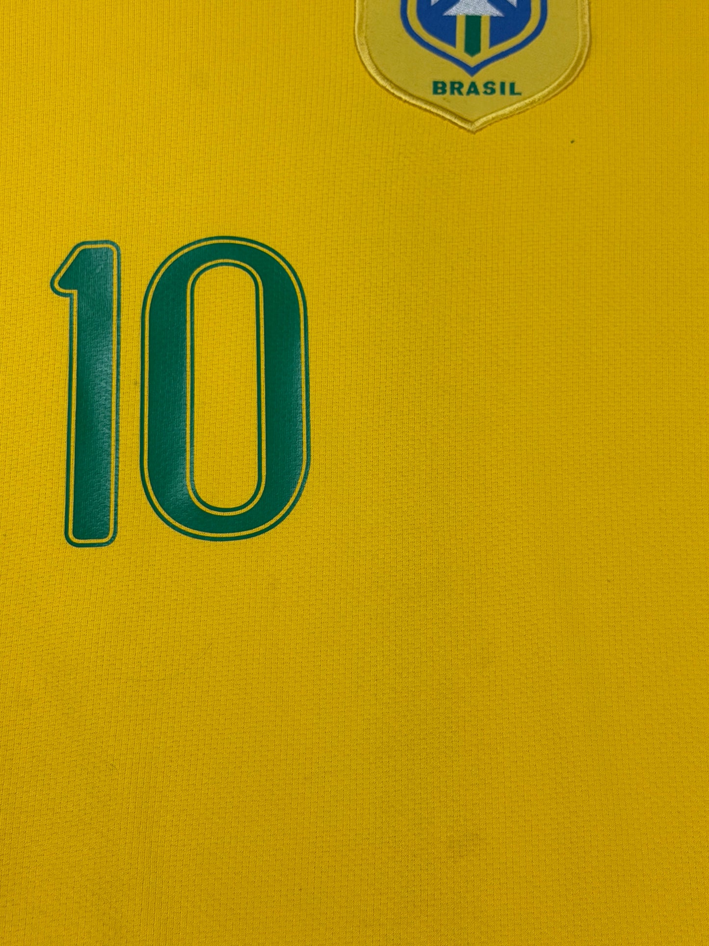 Brazil 2006 Ronaldinho Home Jersey