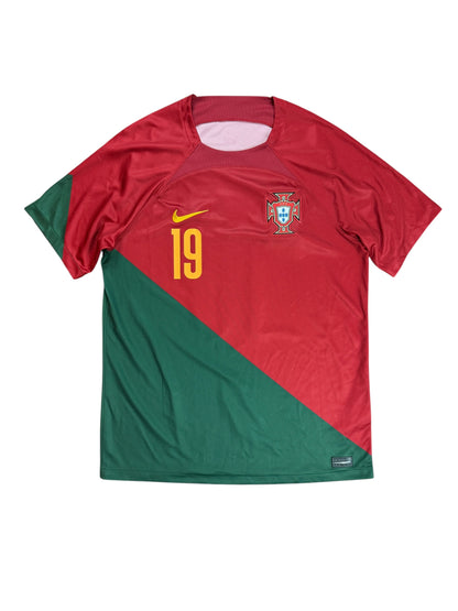 Portugal 2022 Nuno Mendes Home Jersey