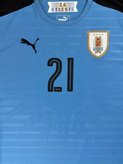 Uruguay 2016 Cavani Home Jersey