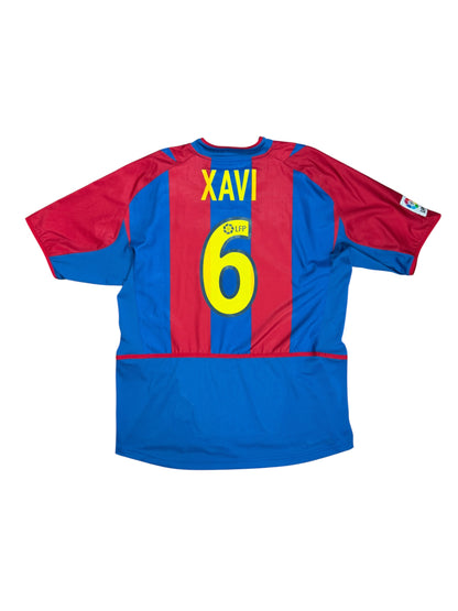 Barcelona 2002/03 Xavi Home Jersey