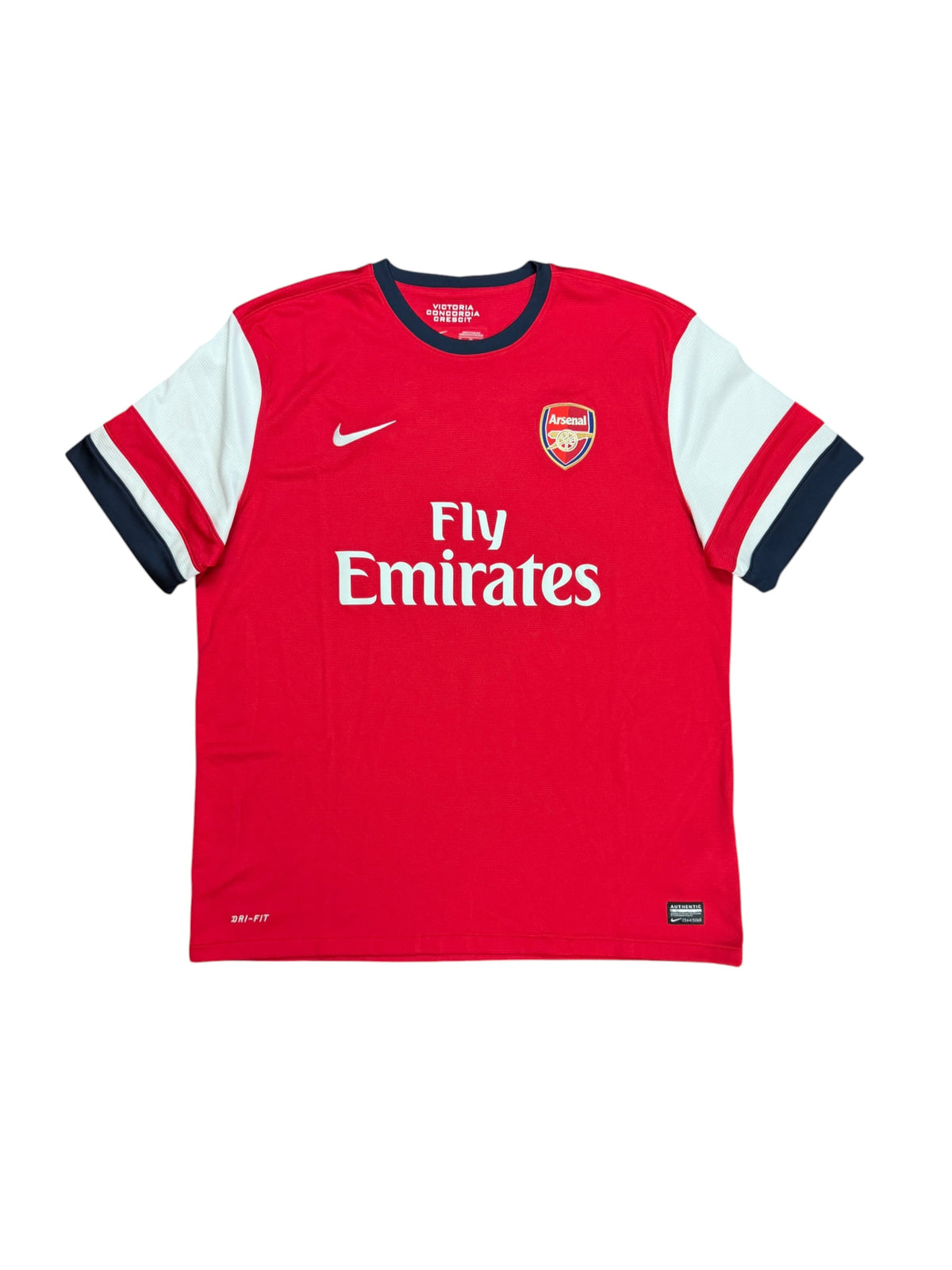 Arsenal 2013/14 Arteta Home Jersey
