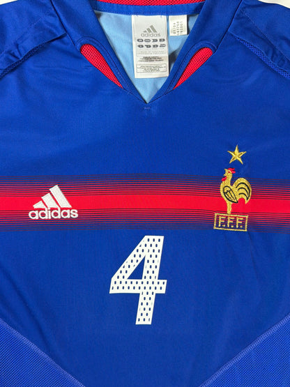 France 2004 Vieira Home Jersey