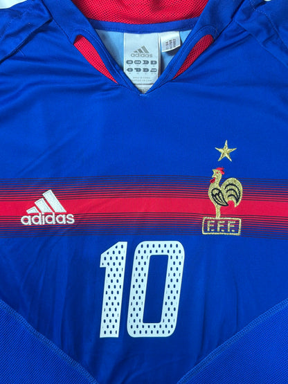 France 2004 Zidane Home Jersey