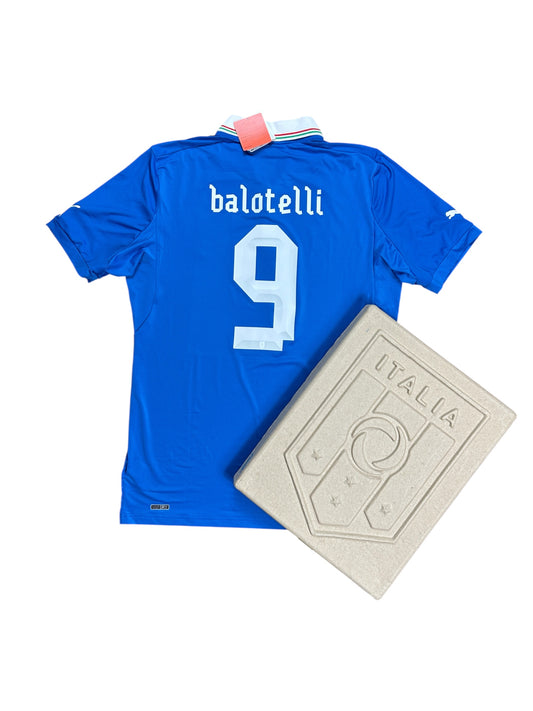 Italy 2012 Balotelli Home Jersey (Player Version)
