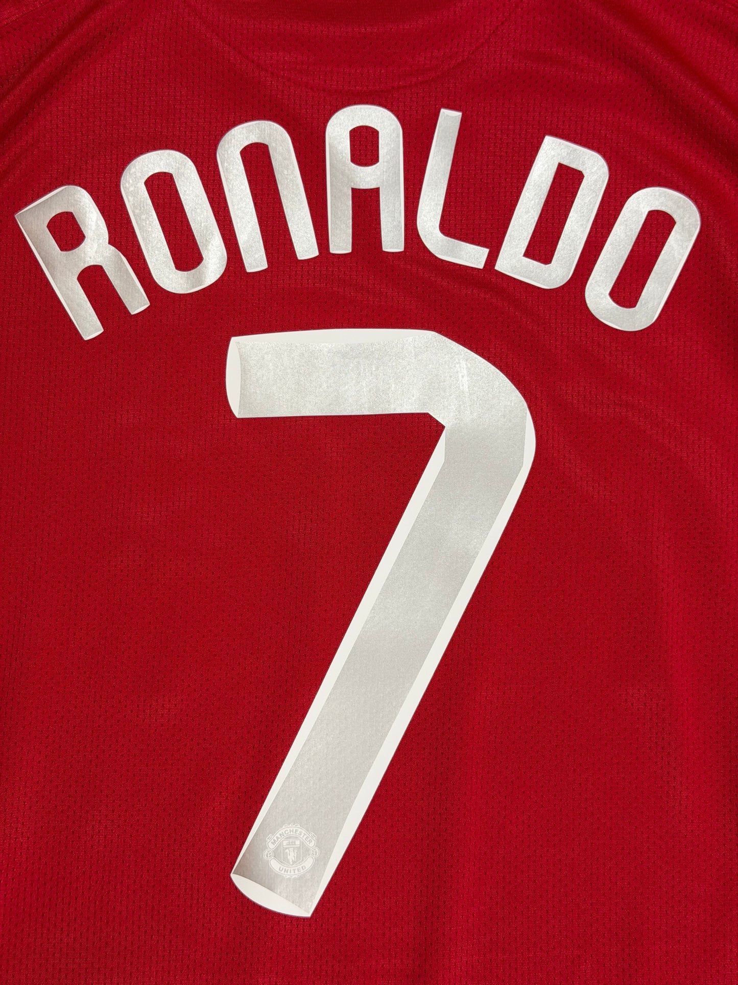 Manchester United 2007/08 Cristiano Ronaldo Long Sleeve Home Jersey