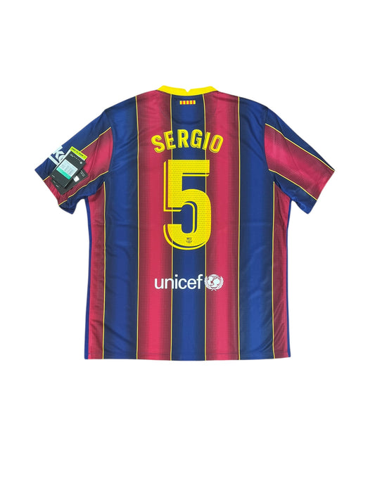 Barcelona 2020/21 Sergio Busquets Home Jersey