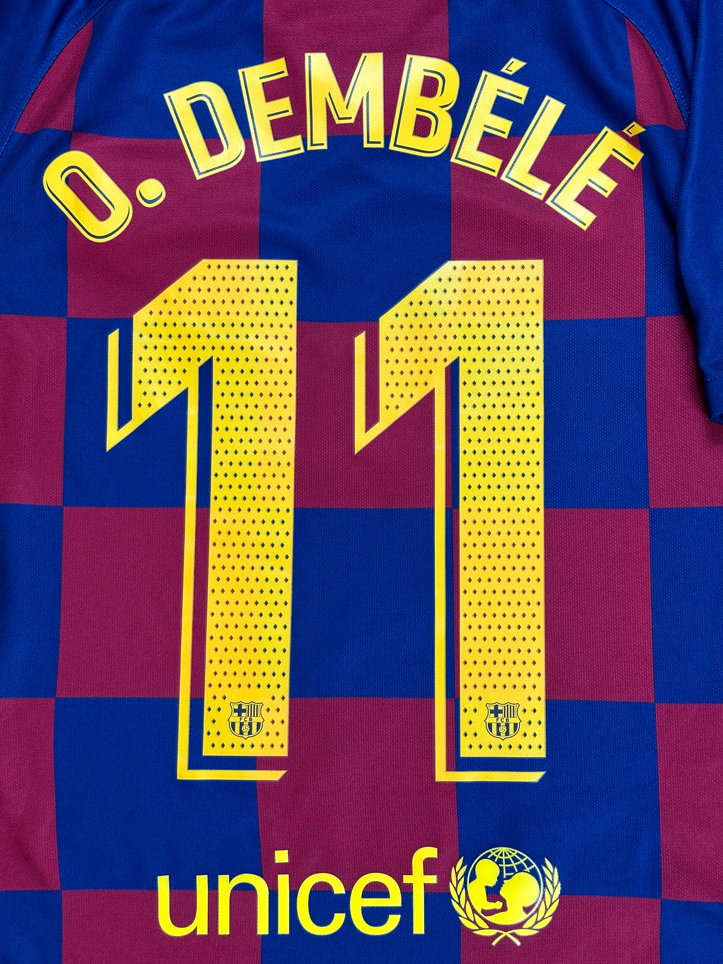 Barcelona 2019/20 Dembele Home Jersey