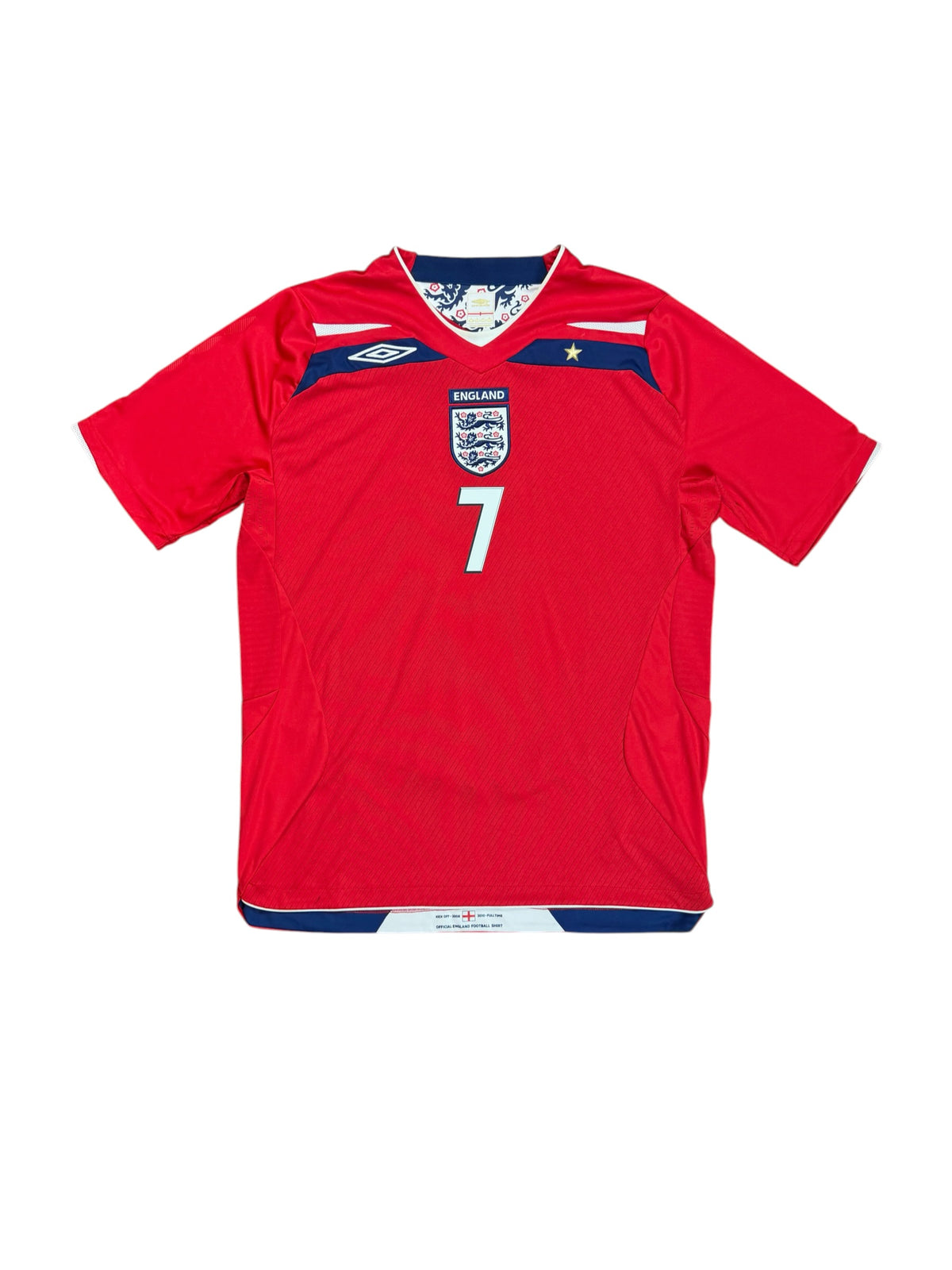 England 2008 Beckham Away Jersey
