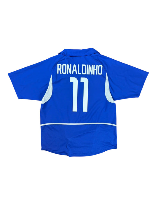 Brazil 2002 Ronaldinho Away Jersey