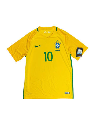 Brazil 2016 Neymar Home Jersey