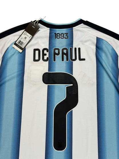Argentina 2026 De Paul Home Jersey