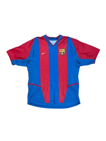 Barcelona 2002/03 Xavi Home Jersey