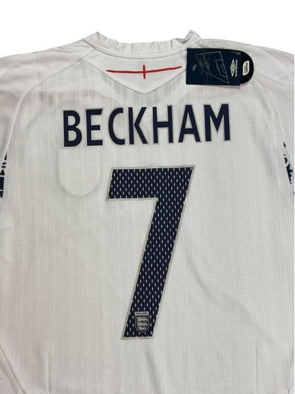 England 2007/09 Beckham Home Jersey