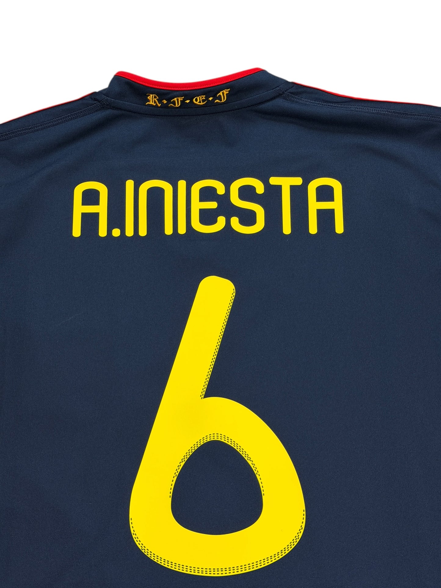 Spain 2010 Iniesta Away Jersey