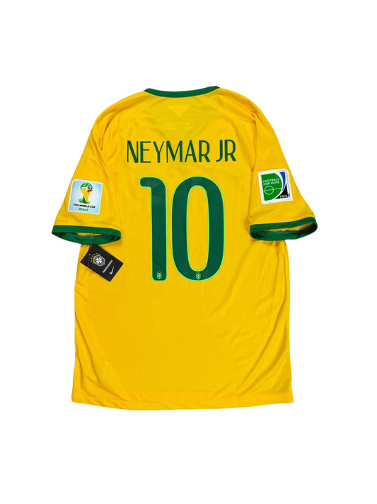 Brazil 2014 Neymar Home Jersey