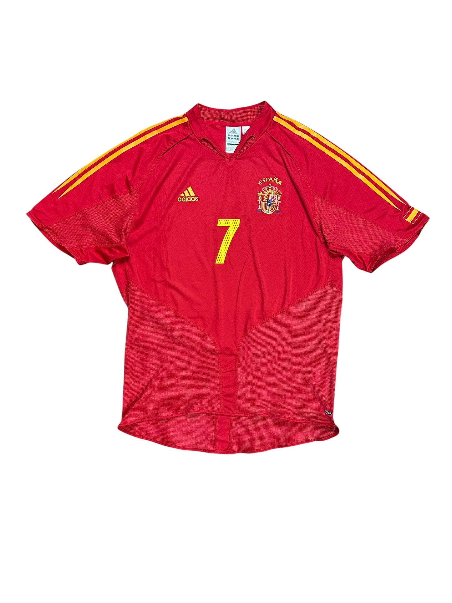 Spain 2004 Raul Home Jersey