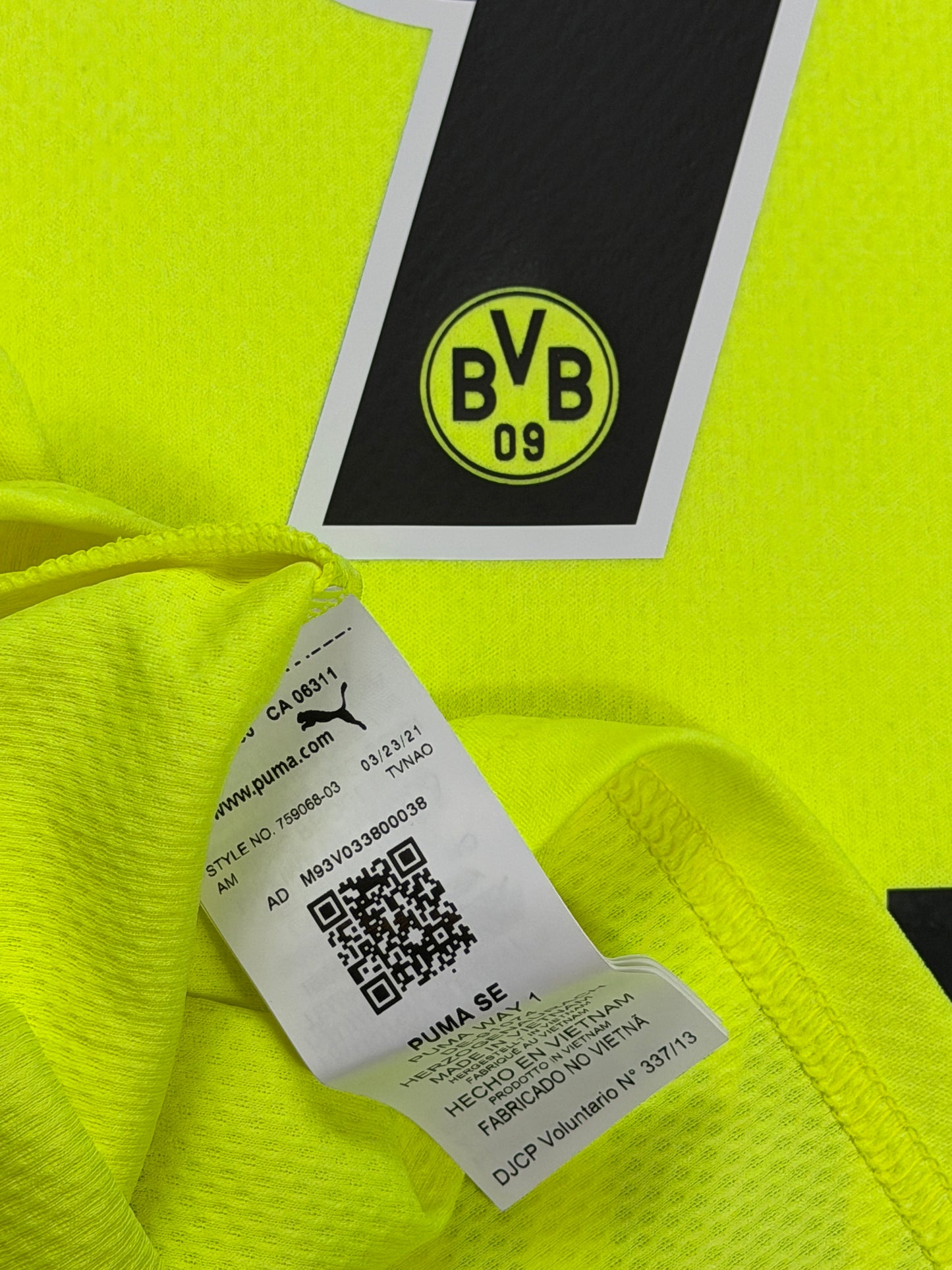 Borussia Dortmund 2021/22 Haaland Third Jersey