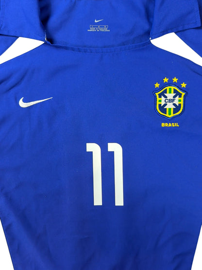 Brazil 2002 Ronaldinho Away Jersey