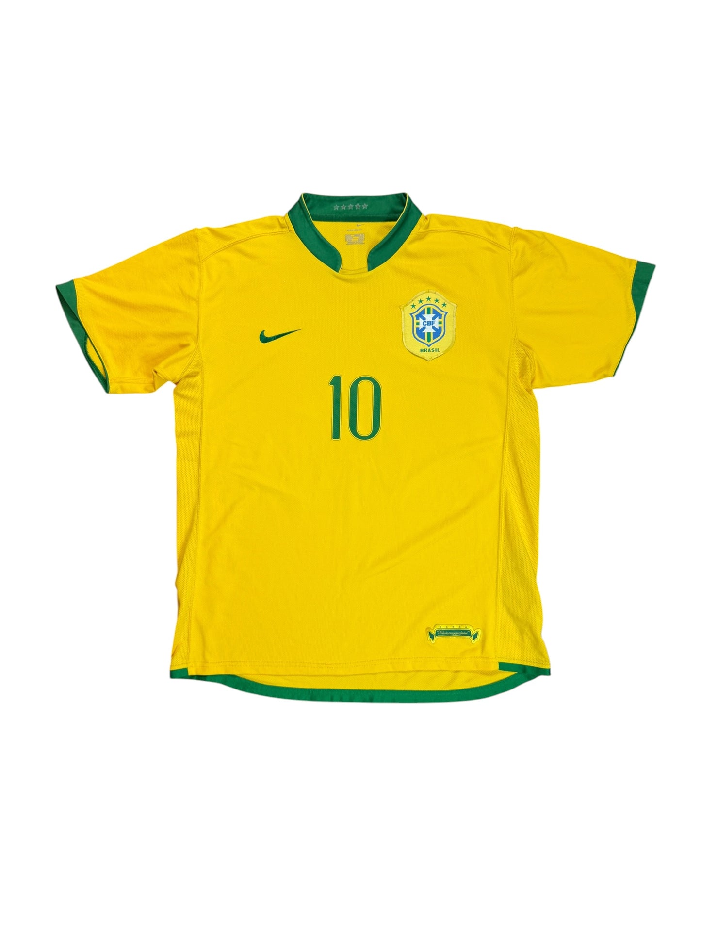 Brazil 2006 Ronaldinho Home Jersey