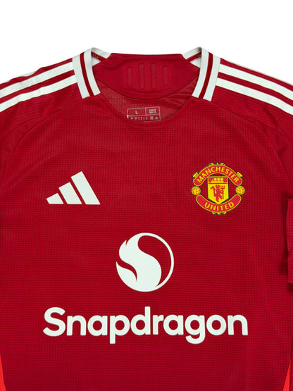 Manchester United 2024/25 Mainoo Long Sleeve Home Jersey (Player Version)
