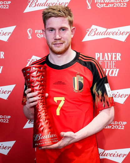 Belgium 2022 De Bruyne Home Jersey (Player Version)
