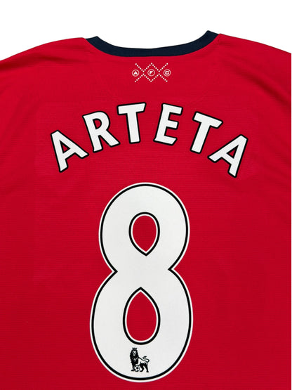 Arsenal 2013/14 Arteta Home Jersey
