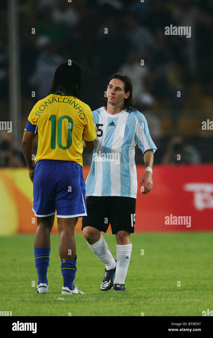 Brazil 2008 Ronaldinho Home Jersey