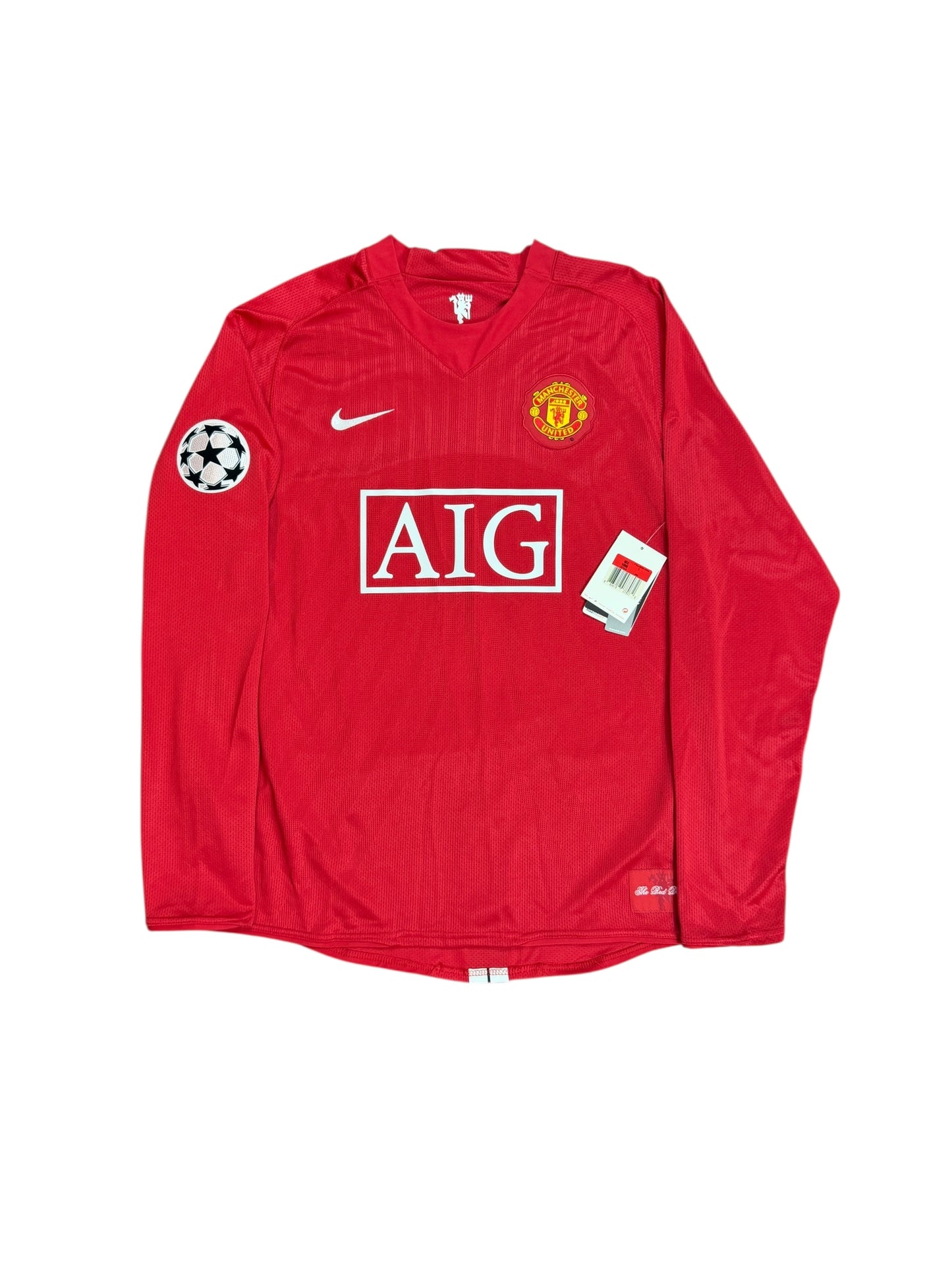 Manchester United 2007/08 Cristiano Ronaldo Long Sleeve Home Jersey