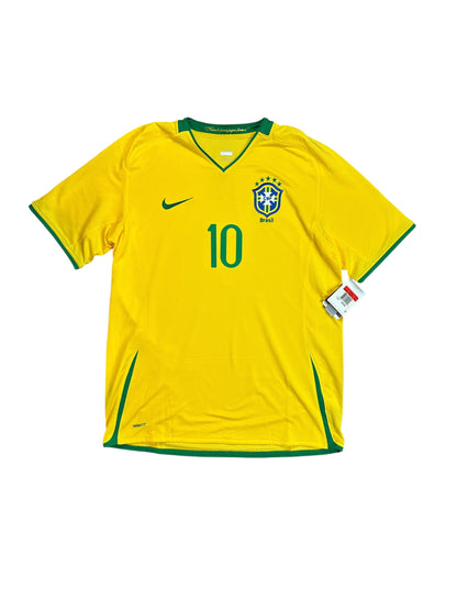 Brazil 2008 Ronaldinho Home Jersey