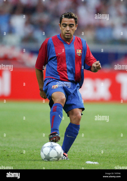 Barcelona 2002/03 Xavi Home Jersey