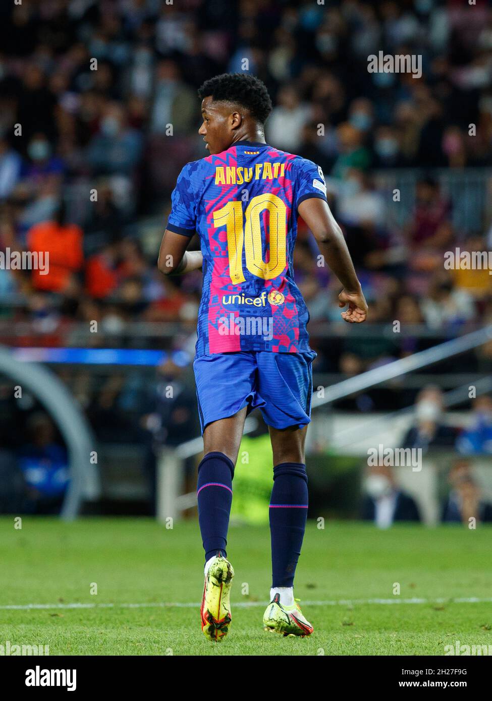 Barcelona 2021/22 Ansu Fati Third Jersey (Player Version)
