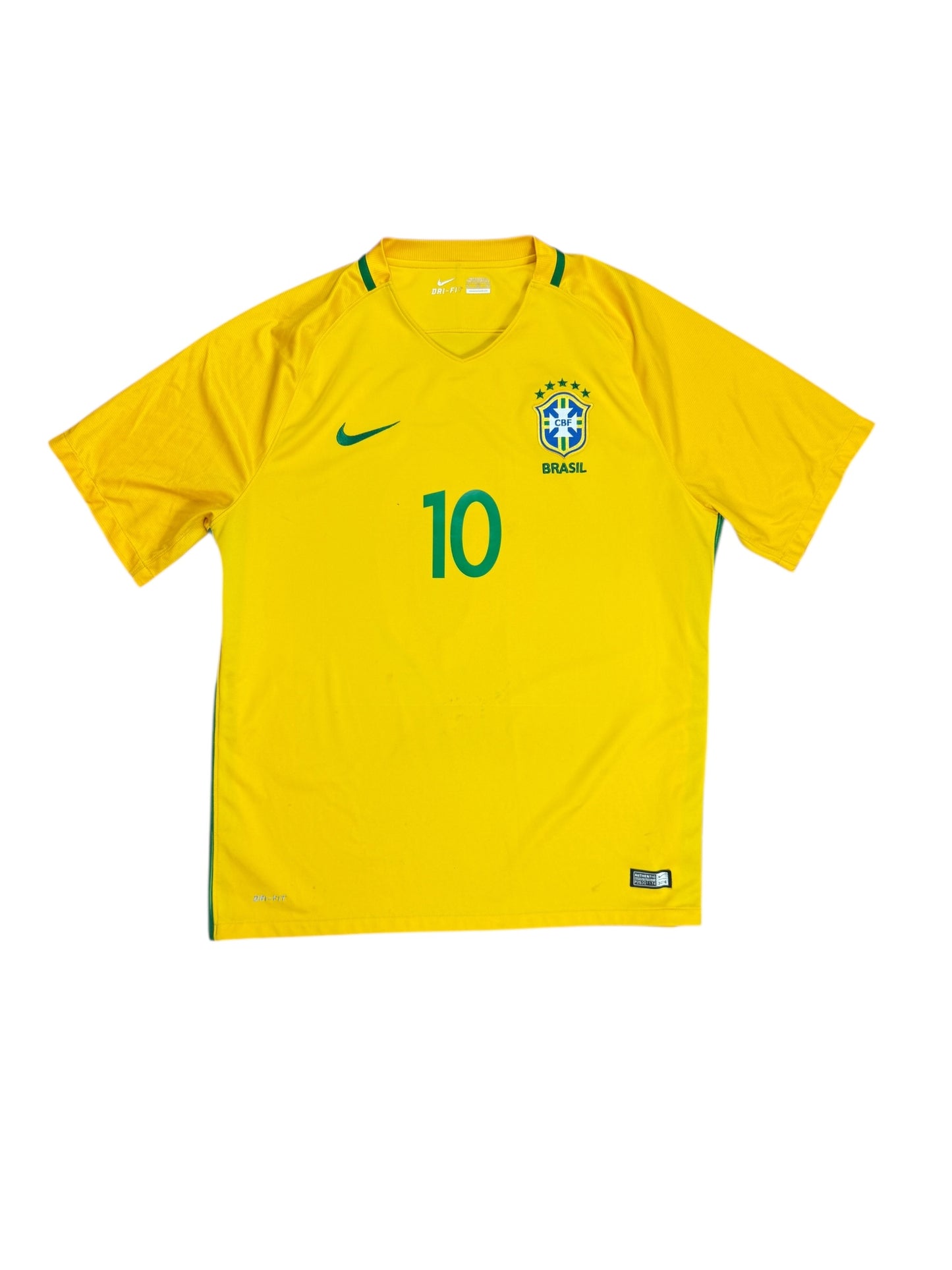 Brazil 2016 Neymar Home Jersey