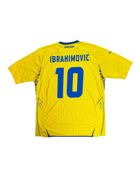 Sweden 2007/09 Ibrahimovic Home Jersey