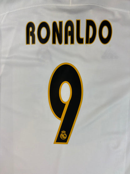 Real Madrid 2003/04 Ronaldo Home Jersey