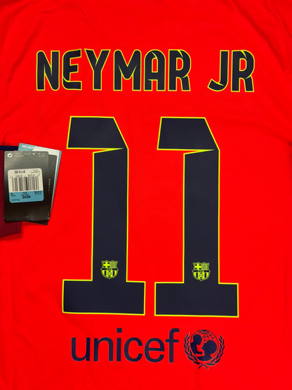 Barcelona 2014/15 Neymar Long Sleeve Away Jersey