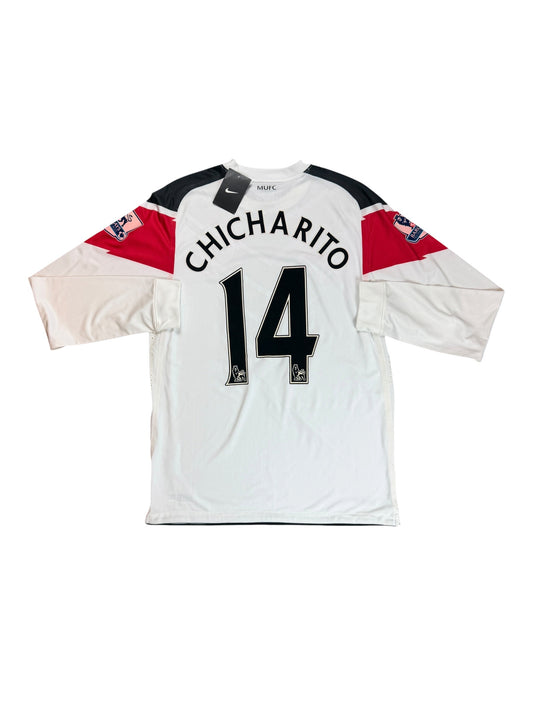 Manchester United 2010/11 Chicharito Long Sleeve Away Jersey (Player Issue)