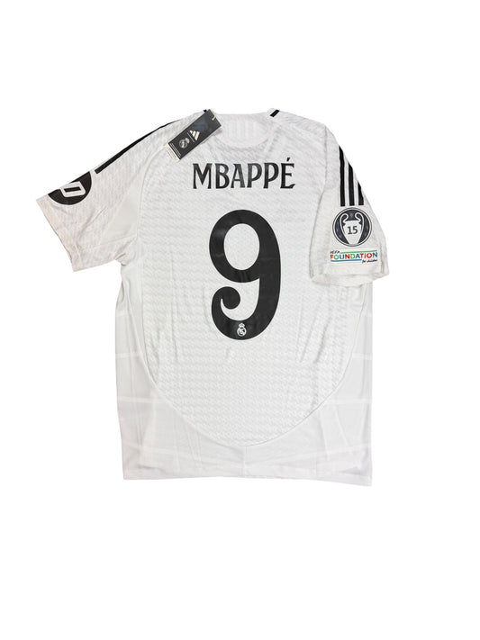 Real Madrid 2024/25 Mbappe Home Jersey (Player Version)