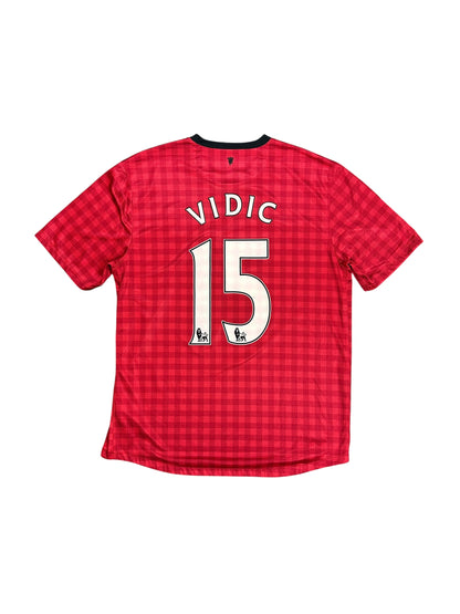 Manchester United 2012/13 Vidic Home Jersey