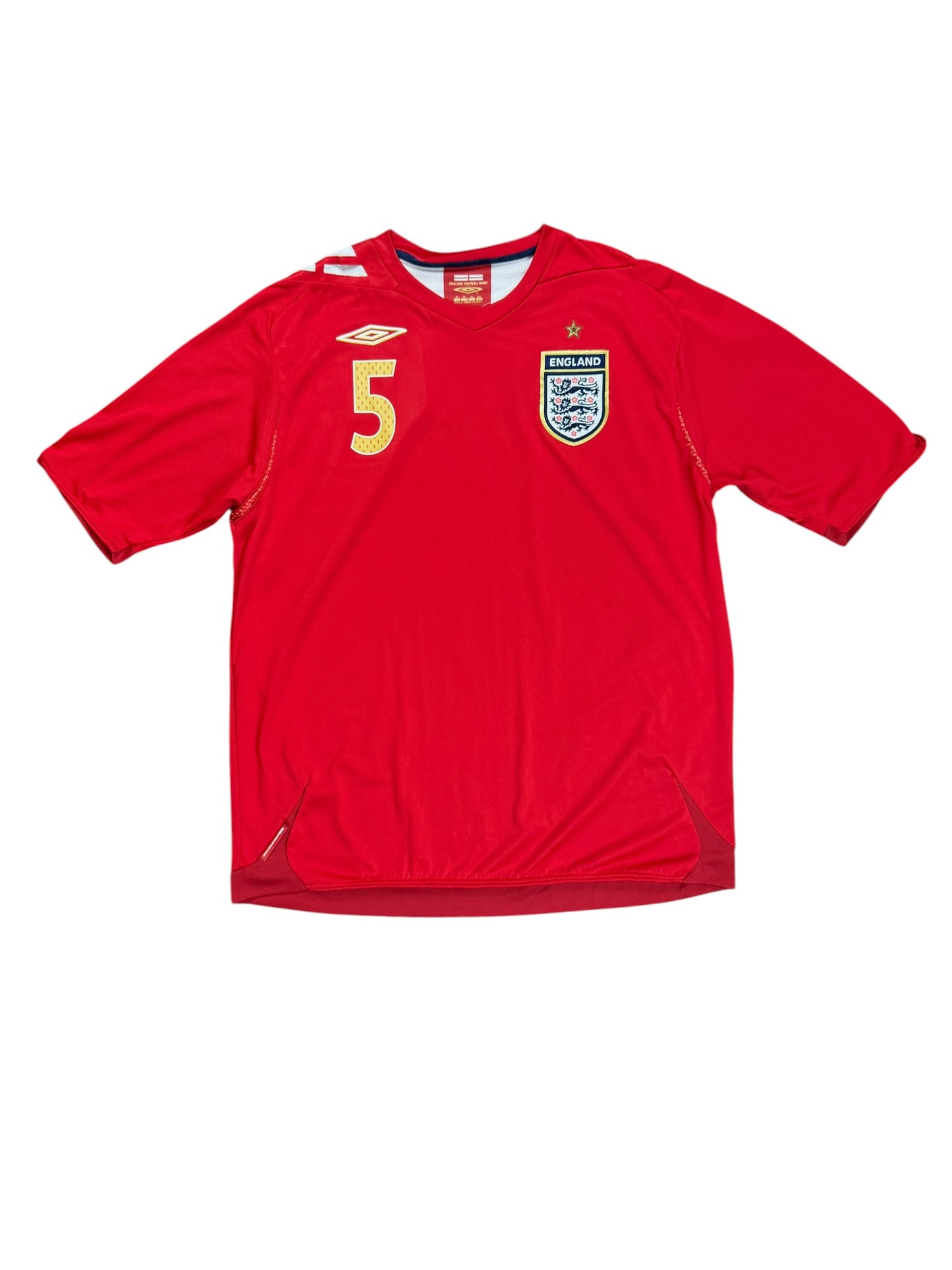 England 2006 Rio Ferdinand Away Jersey