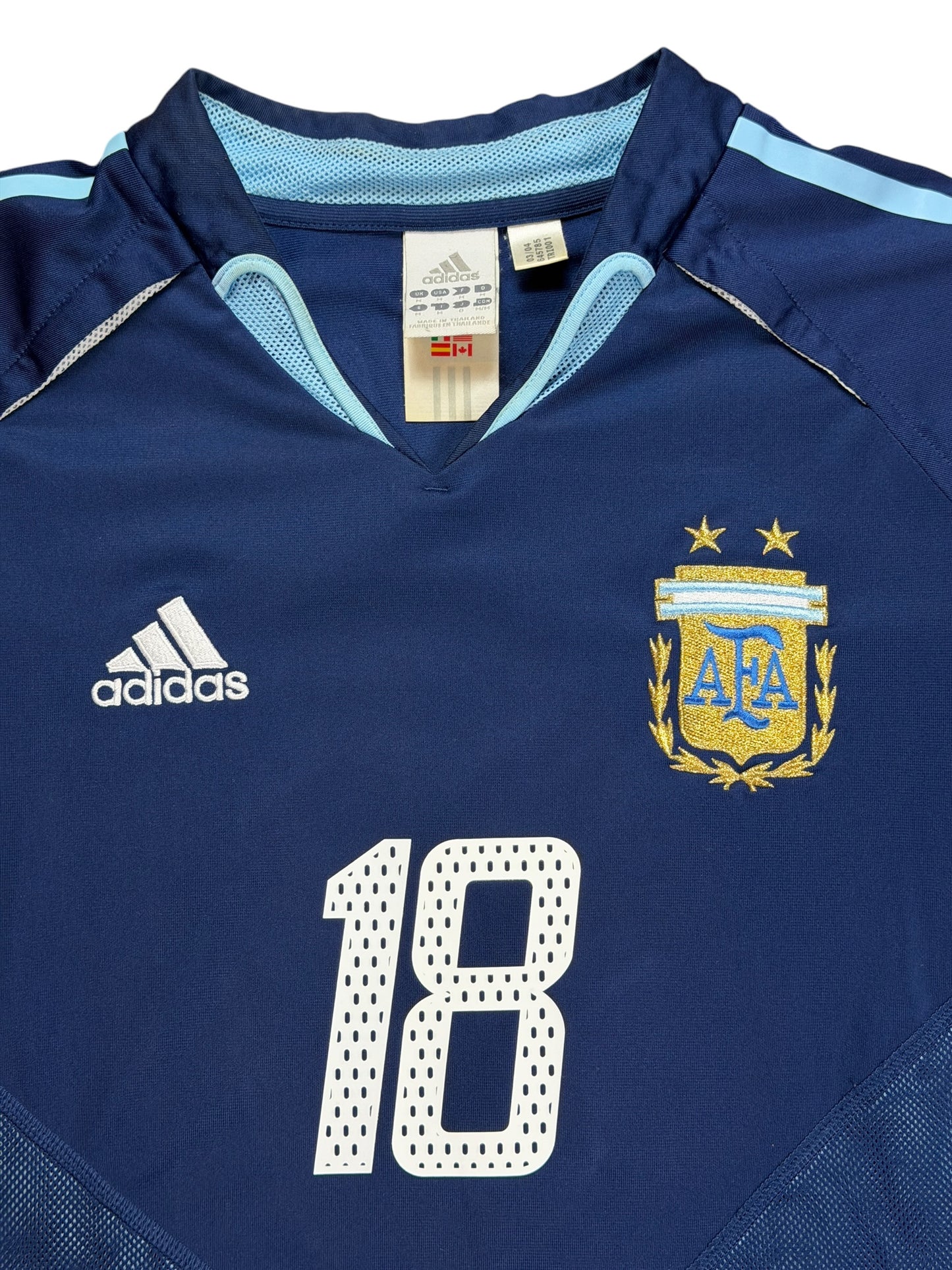 Argentina 2004 Messi Away Jersey