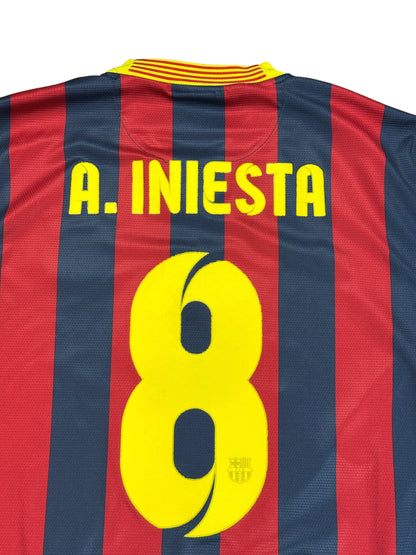 Barcelona 2013/14 Iniesta Home Jersey