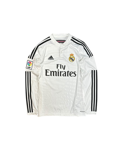 Real Madrid 2014/15 Benzema Long Sleeve Home Jersey