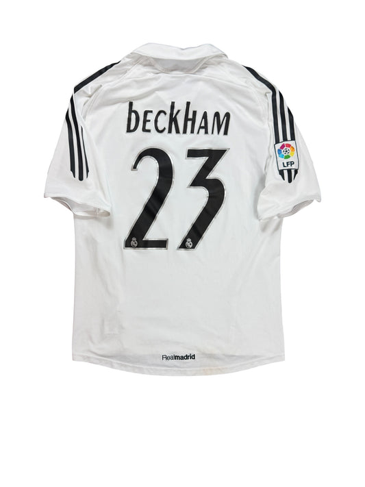 Real Madrid 2005/06 Beckham Home Jersey