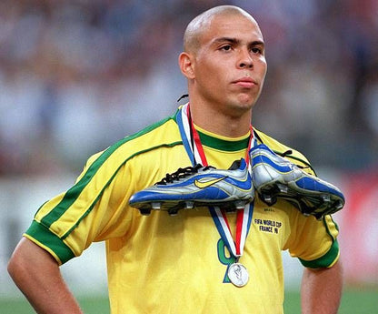 Brazil 1998 Ronaldo Home Jersey