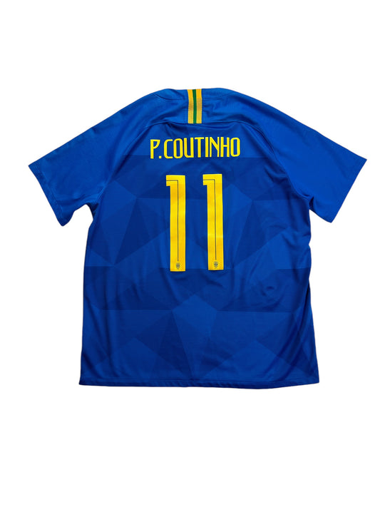 Brazil 2018 Coutinho Away Jersey