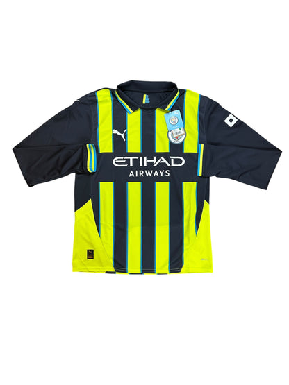 Manchester City 2024/25 Long Sleeve Haaland Away Jersey