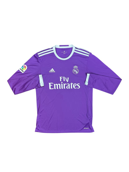 Real Madrid 2016/17 Bale Long Sleeve Away Jersey