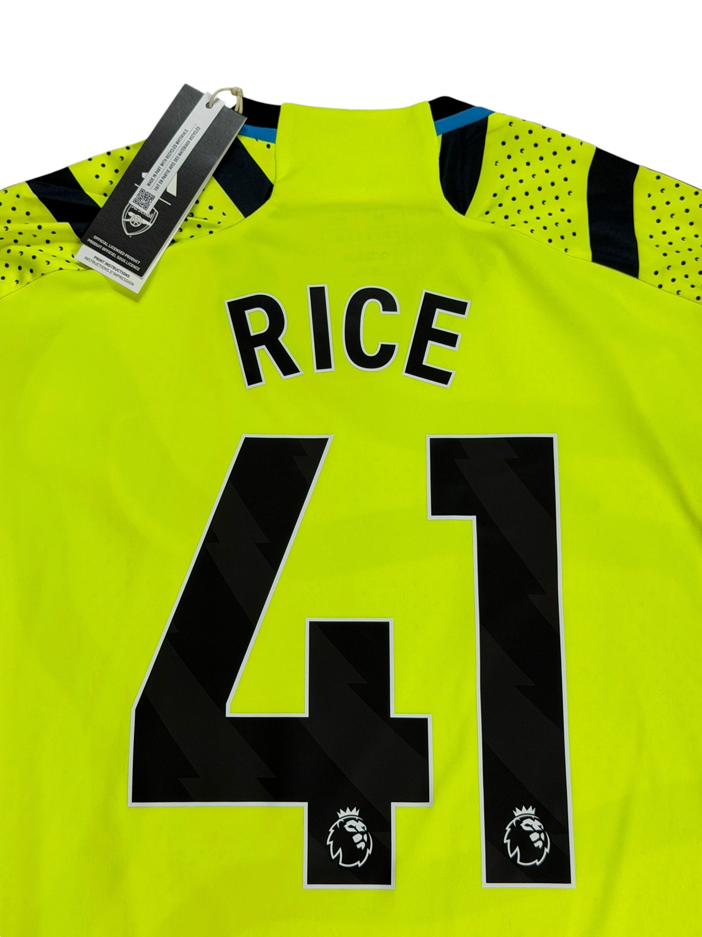 Arsenal 2023/24 Rice Away Jersey