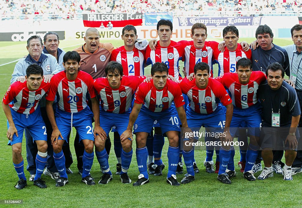 Paraguay 2002 Home Jersey