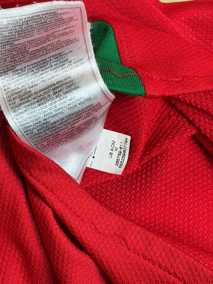 Portugal 2008 Quaresma Home Jersey